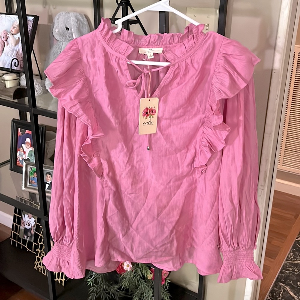 Boutique ruffle top